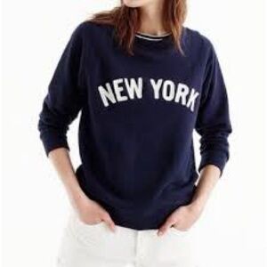 J. Crew Dark Blue New York Sweatshirt, Size XS